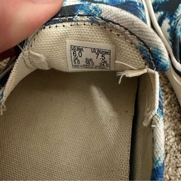 Vans Slip On SF Indigo Dress Blues Women’s Size 7.5 / Men’s Size 6 - Picture 9 of 9